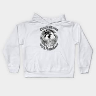 Parrots. Sulphur Crested Cockatoos Kids Hoodie